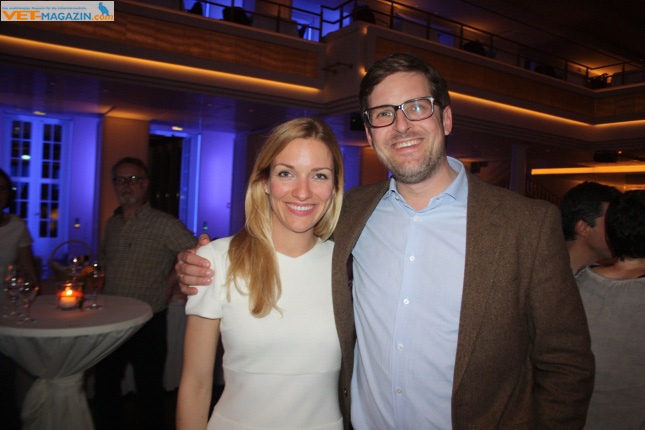 Dr. A. Flocke (Hill''s) und Dr. M. Schäfer (Enke) auf dem Gesellschaftsabend