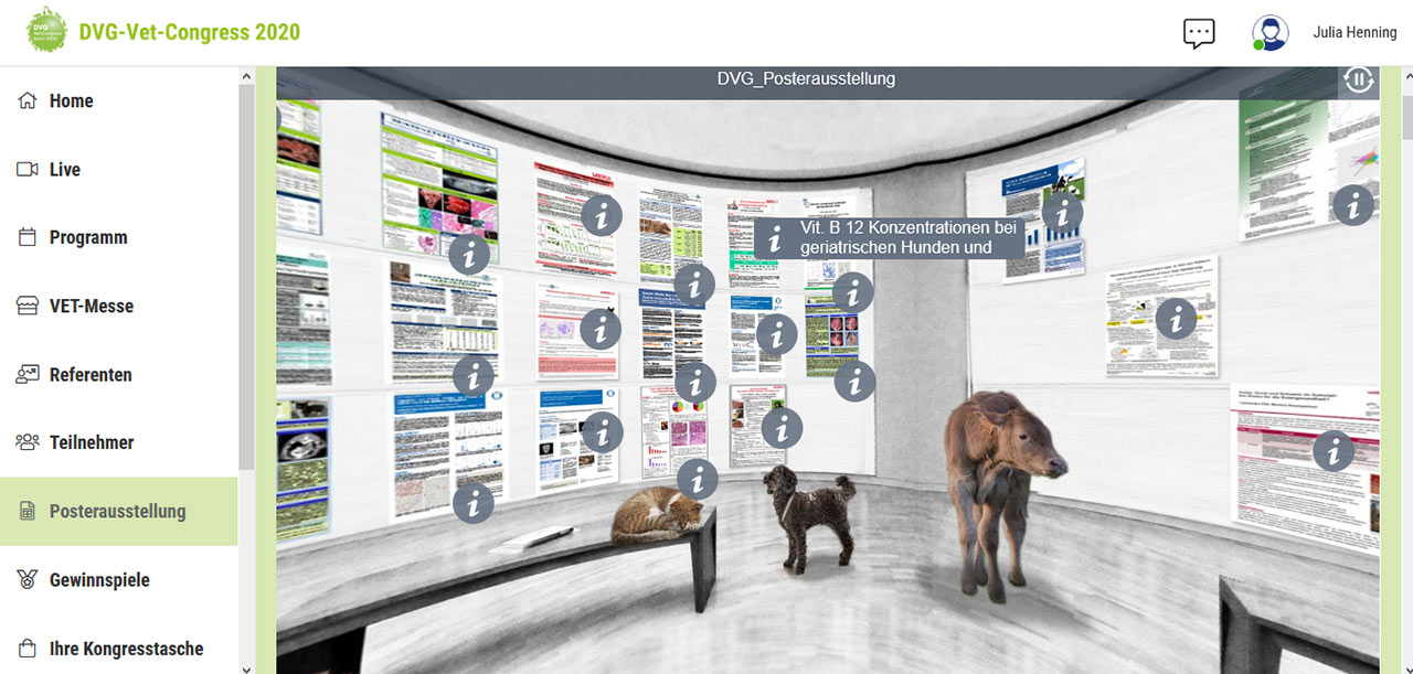 Postersession  im Rahmen des DVG-Vezt-Congresses