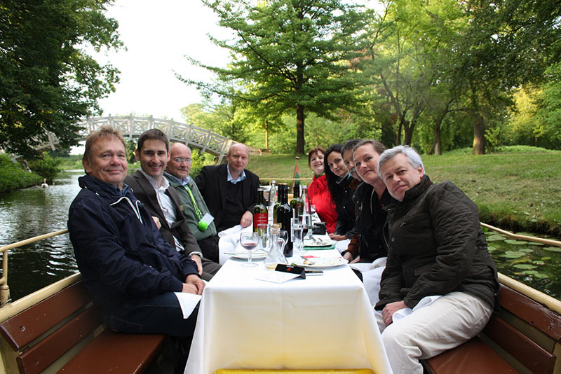 Gondelfahrt im Wörlitzer Park mit festlichem Abendessen